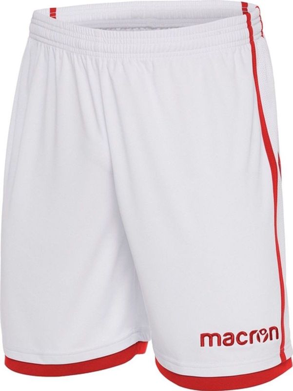 Macron - Algol Short - Korte Broeken - Wit - Rood