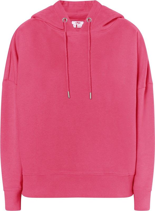 Mymo - Hoodie - Roze - Dames - Katoenmix - Casual Pasvorm