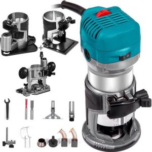 Compacte Router 3 Basissen - Variabele Snelheid - Soft Start Functie