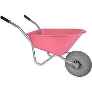 Hummer Kinderkruiwagen roze 35L met anti-lekwiel