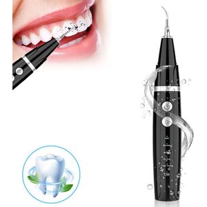 Tandenborstel - Tandenborstel - Tanden reinigen - 5 instelbare standen - Tanden thuis vlekverwijdering - USB-oplaadbaar - Ultrasoon tanden reinigen - Gele tanden reinigen - Tanden bleken - Zwart