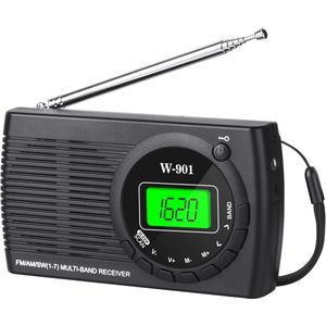Transistor Radio Op Batterijen - Transister Radio Op Batterijen - Draagbare Radio - Kleine Radio - Mini Noodradio FM/AM - Pocket Radio Speler - Radio voor Rampen - Radio op Batterijen