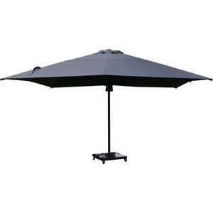 Stintino parasol LED 400x400 cm antraciet