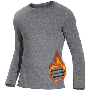 Thermisch Ondergoed Heren - Warm Fleece Thermoshirt met Lange Mouwen