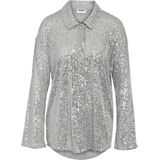 Noisy may - Nmscarlet - Blouse - Zilver - Pailletten
