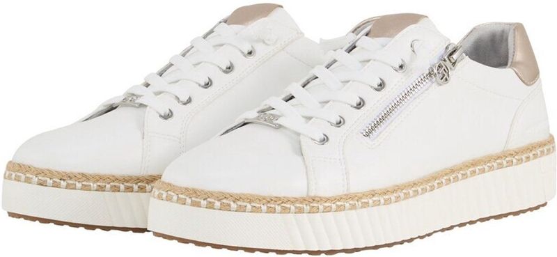 Sneakers - Effen - Imitatieleer - Platte Hak - Flexibele Zool