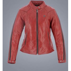 Helstons Victoria Leather Rag Red Jacket S - Maat - Jas