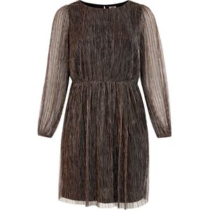 WE Fashion - Curve - Dames Jurk - Zwart - Met Glittergaren