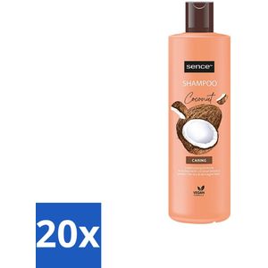 Sence - Coconut - Shampoo - Verzorgend - 400 ml - Voordeelverpakking - Bulkverpakking - 20 stuks