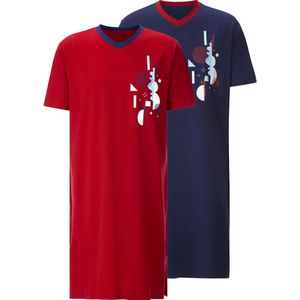 Babista - VIERTO - Nachthemd - Rood - Twin Pack