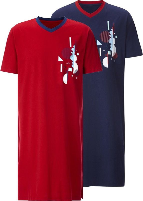 Babista - VIERTO - Nachthemd - Rood - Twin Pack
