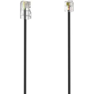 Hama DSL Aansluitkabel [1x RJ11-stekker 6p4c - 1x RJ45-stekker 8p4c] 3 m Zwart