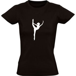 Ballet Dames T-shirt - ballerina - salsa - kunst - dans - dance