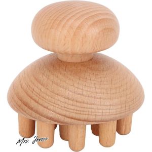 Mrs. Jones Massageapparaat houten kop kraken hoofdmassagegereedschap hoofdpijn migraine hoofdhuidmassageapparaat stress verminderen relax-spieren comfortabel lichaam schoonheidsverzorging .