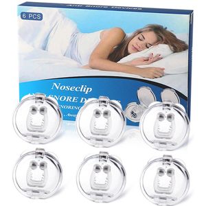 Magnetische Neusclip - 6-pack - Anti-snurk - Verbetering van Luchtcirculatie