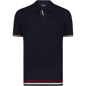 Jimmy Sanders Polo Shirt Korte Mouwen 100% Katoen Heren Navy - M