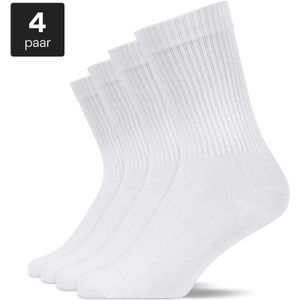 SNOCKS - Tennissokken - Premium Kwaliteit - 4 Paar - Duurzaam - Voor Heren en Dames