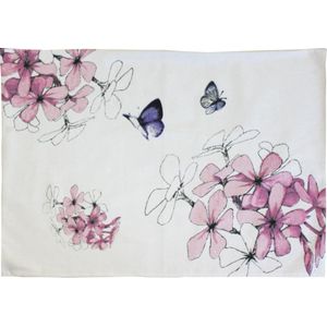 Marjolein Bastin Sketch of Nature Bloem Placemat - Wit