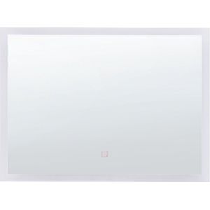 Beliani ADOUR - LED-spiegel - Zilver - Kunststof