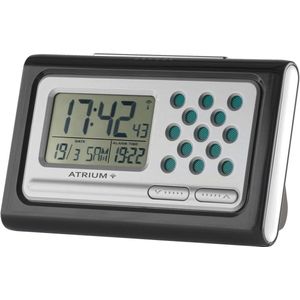 Digitale Draadloze Wekker voor Senioren met Snooze en Volumeregeling - Zwart/Zilver