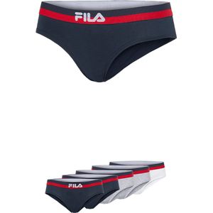 Fila Urban String Gekleurde Waistband - Maat L - 5 Pack - Navy/Grijs/Wit