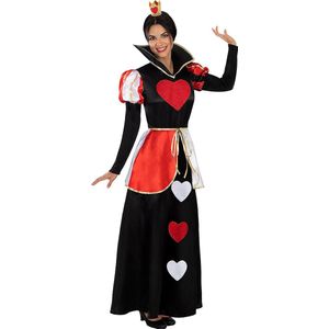 Funidelia | Klassiek Hartenkoninginkostuum Voor voor vrouwen  Queen of Hearts, Films & Series, Alice in Wonderland - Kostuum voor Volwassenen Accessoire verkleedkleding en rekwisieten voor Halloween, carnaval & feesten - Maat XS - Rood