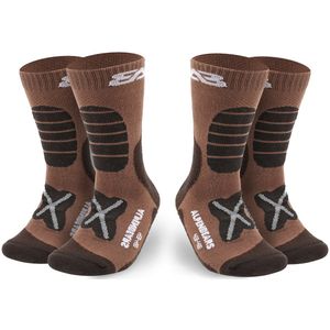 Alpen - Wandelsokken - Grijs - Merinowol - Set van 2 paar - Professionele Trekkingsokken