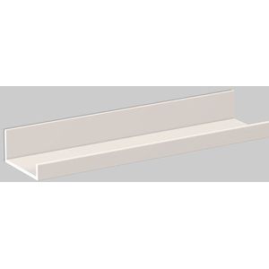 Alape doucheplank AS.400.S, B: 400mm, H: 50mm, D: 100mm, zonder uitsparingen, geanodiseerd aluminium, 8270000982