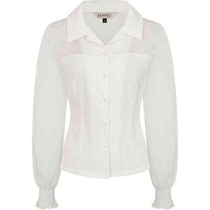 Banned - Bonnie Blouse - S - Wit
