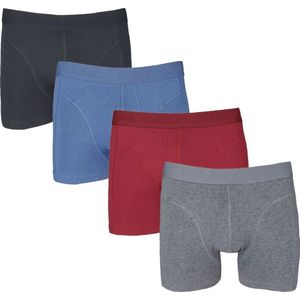 4-pack JC Heren katoenen boxershorts H152 Mix maat 3XL