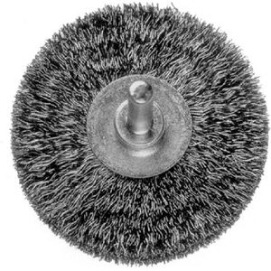 Osborn stiftborstel 50mm messingdraad 0.20mm stift 6mm ( a 1 st )