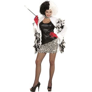 Widmann - 101 Dalmatiers Kostuum - Cruella Boosaardige Minnares - Vrouw - - XS - Carnavalskleding - Verkleedkleding