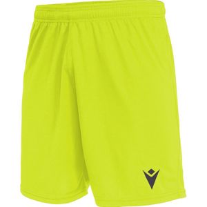 Macron Mesa Hero Short Heren - Fluogeel | Maat: XL