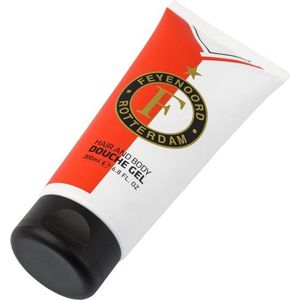 Feyenoord - Douchegel - Rood-Wit - Hair En Body Tube 200 ML