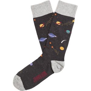 Jimmy Lion sokken galaxy grijs - 36-40