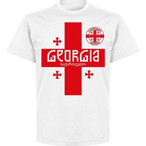 Georgië Team T-Shirt - Wit - XL