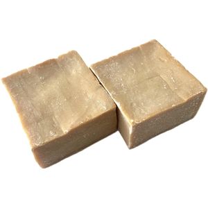2 stuks | Geitenmelk Zeep - 100% Natuurlijke Handgemaakte zeep van pure olijf en geitenmelk - 2 x 100g helpt tegen acne, eczeem en psoriasis of droge huid (100% handmade and natural goats milk soap)