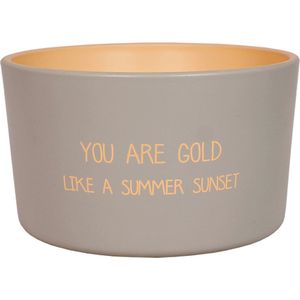 My Flame - Buitenkaars - Sojakaars - You are gold like a summer sunset