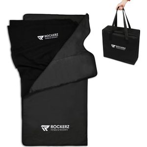 Rockerz Infrarood Saunadeken – Infraroodtherapie - Thuis Ontspannen & Ontgiften - Detox-effect - lengte 185cm - Kleur: zwart