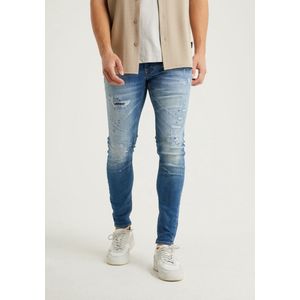 Chasin' Jeans Skinny-fit jeans Altra Galaxy Blauw Maat W30L32