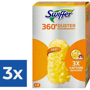 Swiffer - Duster - Navulling 360° Stofdoekjes - 5 stuks - Voordeelverpakking