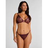 Hunkemöller - Hoog Uitgesneden String - Paars