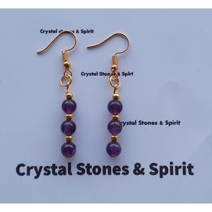 Oorbellen ""Amethist