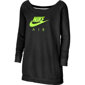 Nike Sportswear Air Lange Mouwenshirt Vrouwen Zwart - Maat S