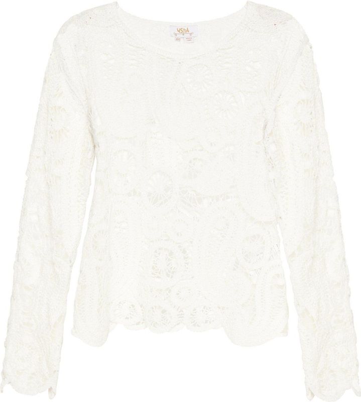 Usha - Fashion Look Collection - Sweater - Regular Fit - Ronde Halslijn - Lange Mouwen