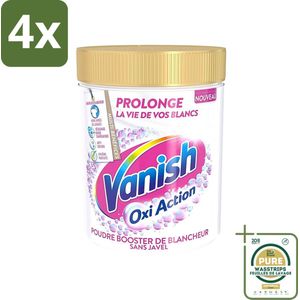 Vanish - Vlekverwijderaar - Oxi Action - Witte Was Vlekverwijderaar - Poeder - 940 g - Voordeelverpakking - 4 stuks - Wasmiddel - Vlekken
