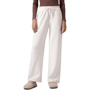 Allecto plus - Katoen Fleece Gevoerde Sweatpants Vrouwen | Comfortabele Lounge Broek met Rechte Pijpen