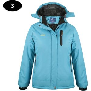 Livano Skipak - SkiBroek - Skijas - Ski Suit - Wintersport - Dames - 2-Delig - Lichtblauw - Maat S