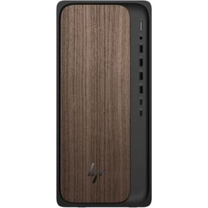 HP OmniDesk M03-0610nd Intel Core Ultra 5 225 16 GB DDR5-SDRAM 512 GB SSD Windows 11 Home Tower PC AI PC Hout, Zwart