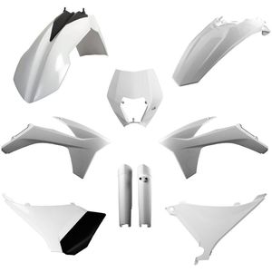 Polisport - Off Road Full - Plastic Set - Wit - KTM 91461
